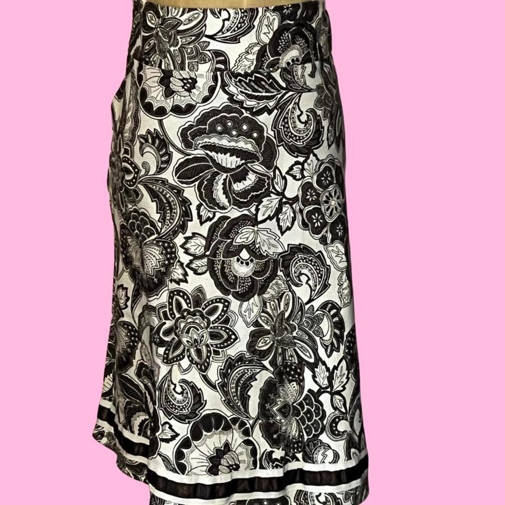 Geoffrey Beene sport early 2000s y2k midi skirt size 10